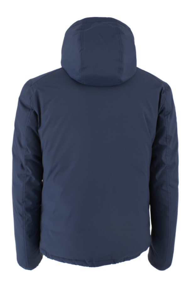 Giubbotto con cappuccio in softshell uomo Yes Zee blu