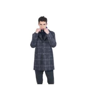 Cappotto uomo in neoprene  blu