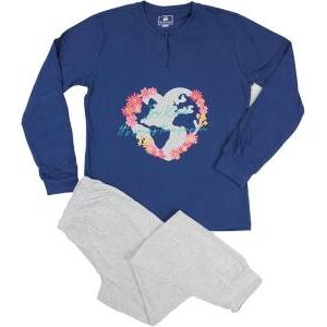 Pigiama cotone jersey da bambina ragazza cuore