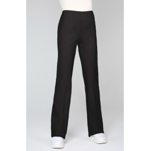 Pantalone zampa lungo nero nero