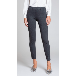 Pantalone dritto capri grigio grigio