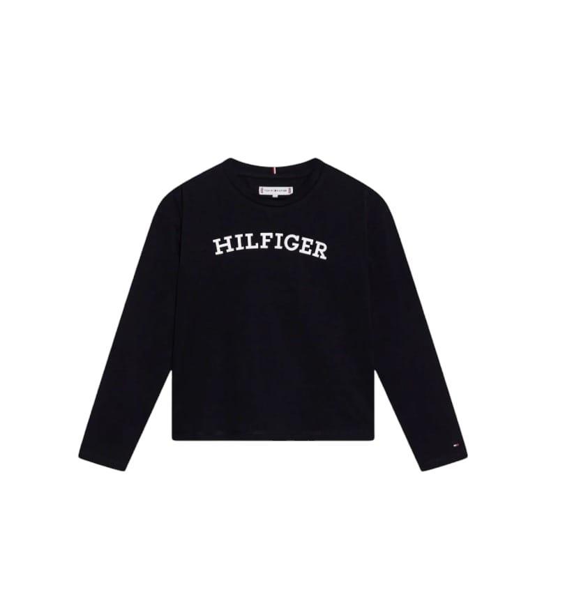 Maglia girocollo in cotone junior Tommy Hilfiger