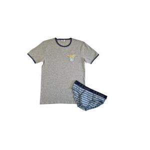 Completo intimo uomo t-shirt e slip compatibile con lazio