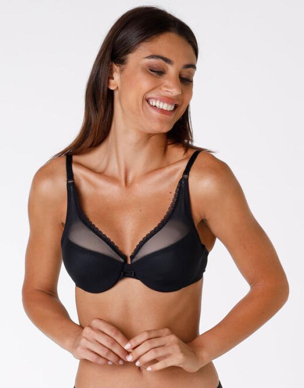 Reggiseno tonic lift Lovable nero imbottito azione tonificante