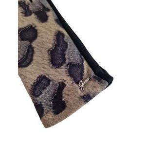 Guanti da donna touchscreen fantasia leopardata