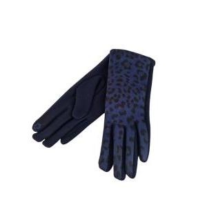 Guanti invernali fantasia leopardato da donna coveri collection touchscreen