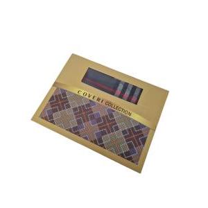 Sciarpa uomo con confezione coveri collection fantasia tartan