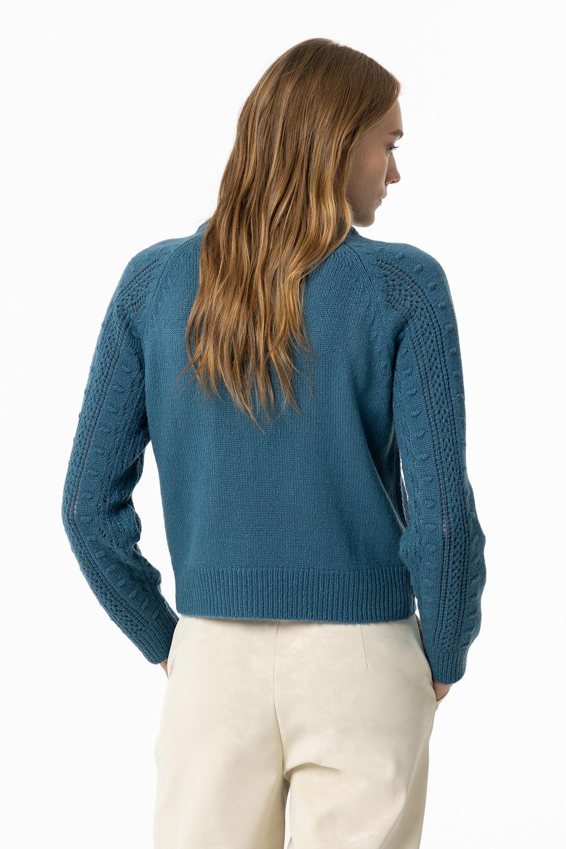 Maglione Tiffosi donna verde petrolio