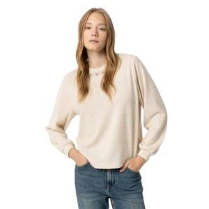 Maglioncino donna con perline  beige