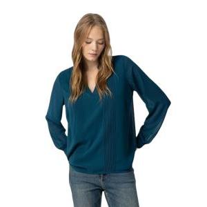 Blusa  da donna verde petrolio