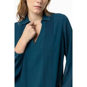 Blusa  da donna verde petrolio