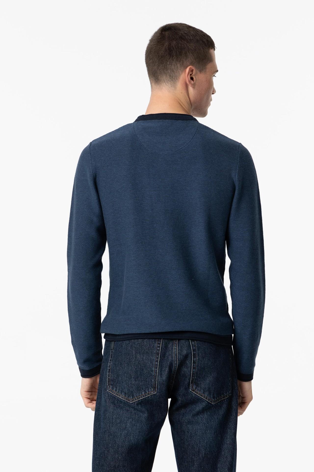 Maglione uomo in cotone Tiffosi blu