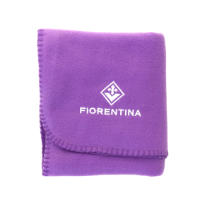 Plaid coperta in pile compatibile con fiorentina calcio viola 90x150cm