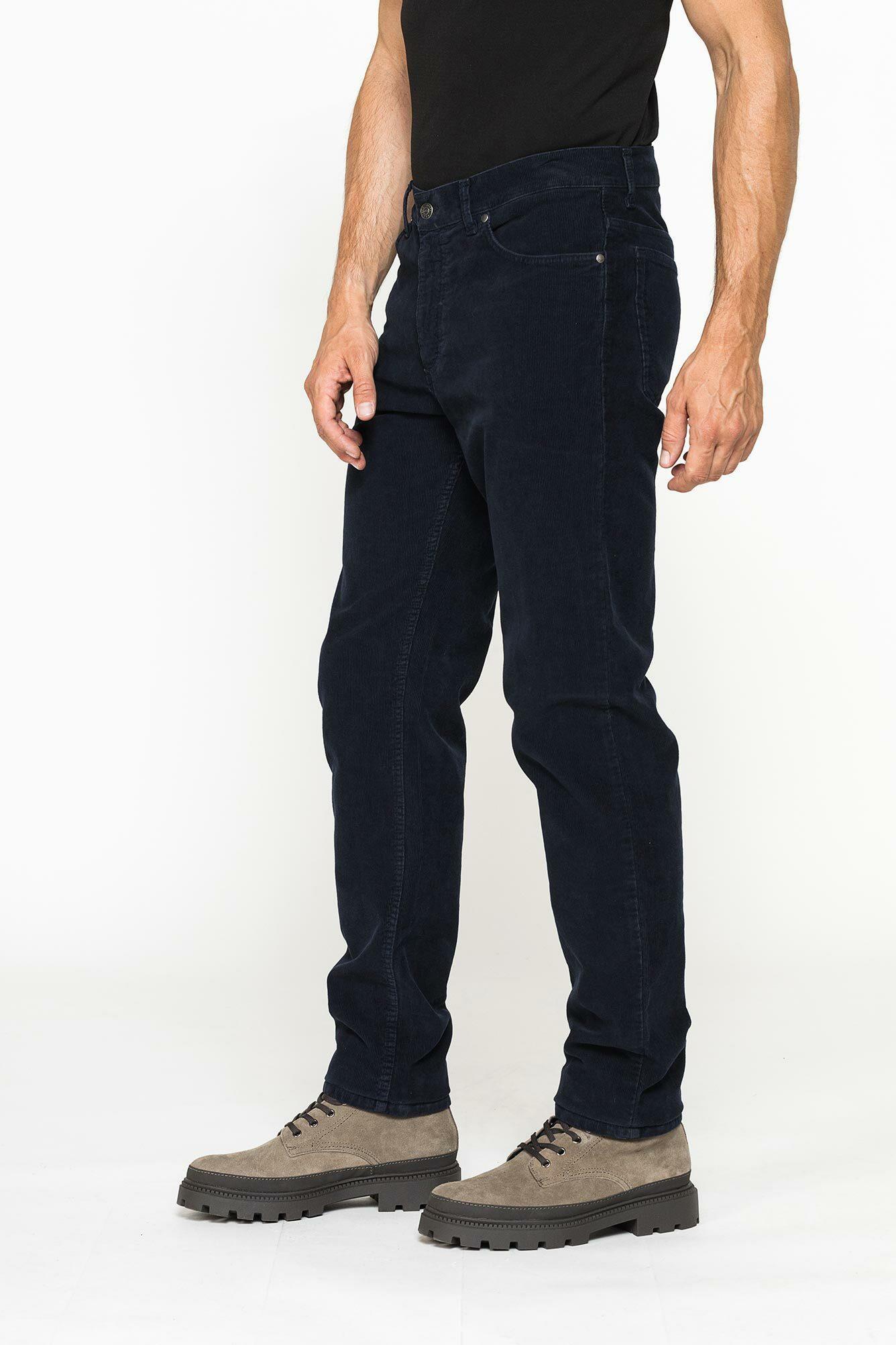 carrera jeans velluto 1000 righe regular navy - foto 2