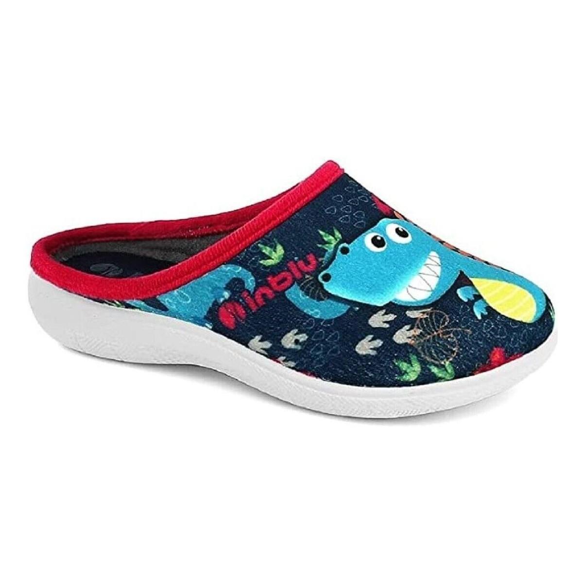 Pantofole da bambino con dinosauri Inblu