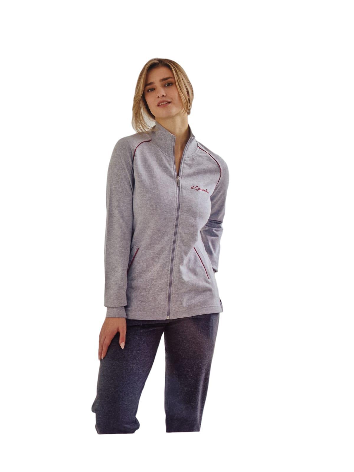 Tuta homewear donna Il Granchio grigio