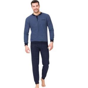 Pigiama uomo taglie forti  blu gp2044/c