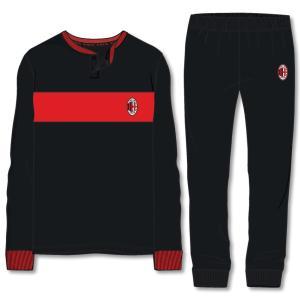 Pigiama interlock junior milan nero