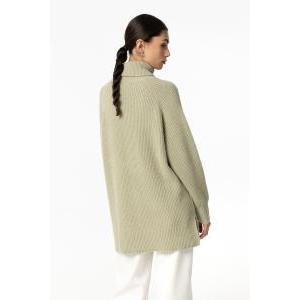 Maglione dolcevita donna  verde