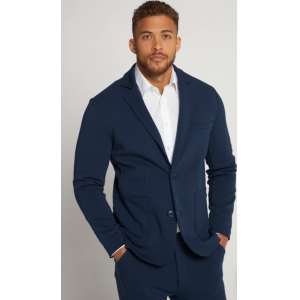 Abito punto milano uomo stretch blu blu