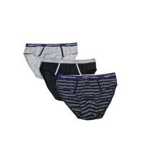 Tris slip uomo  in cotone elasticizzato multicolore us2133