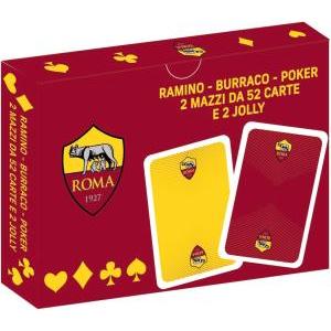 Carte da gioco as roma rosso