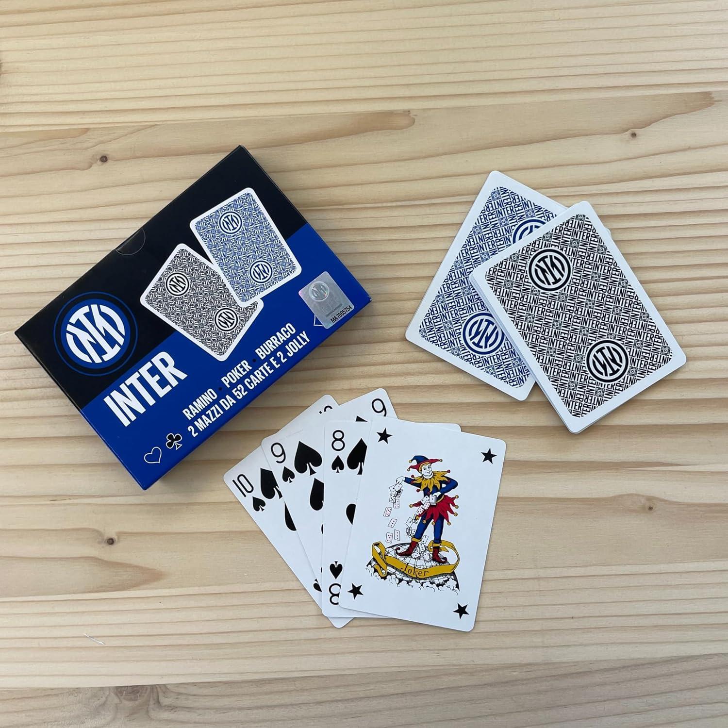 Carte da Gioco Poker - Burraco - Ramino compatibile con Inter