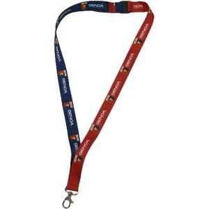 Lanyard portachiavi da collo portabadge compatibile con genoa calcio