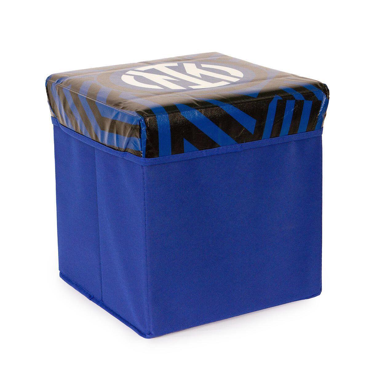 Pouf contenitore compatibile con Inter 31x31x33