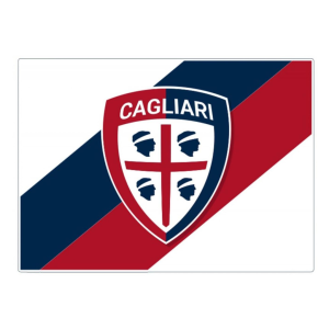 Bandiera da stadio 100x140cm compatibile con cagliari