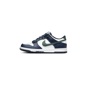 Scarpe  dunk low gs obsidian/vintage green