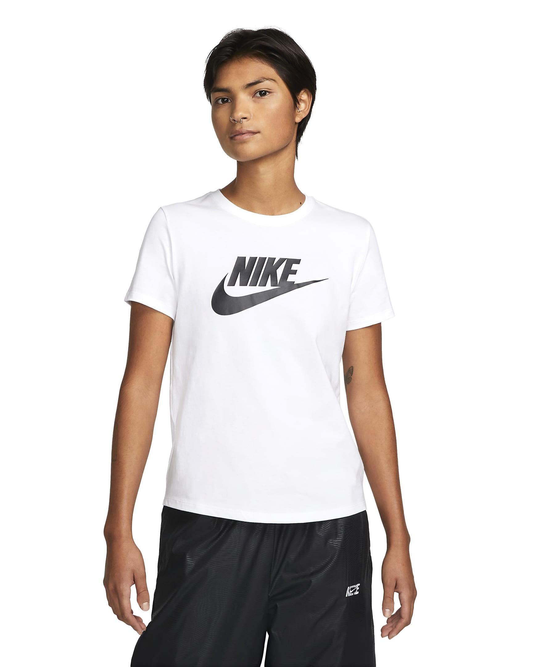 T-shirt basic donna Nike bianco