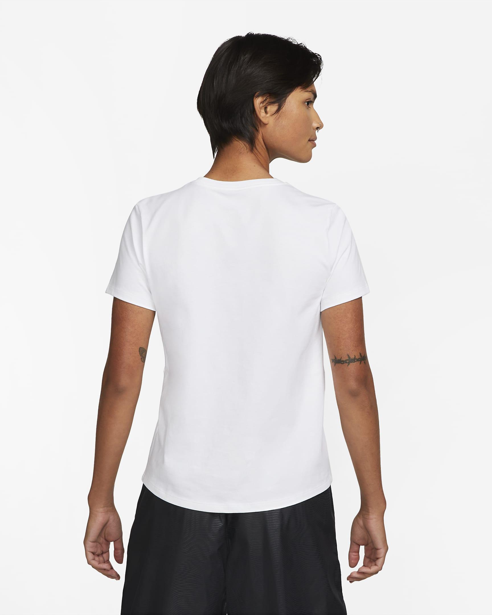 T-shirt basic donna Nike bianco