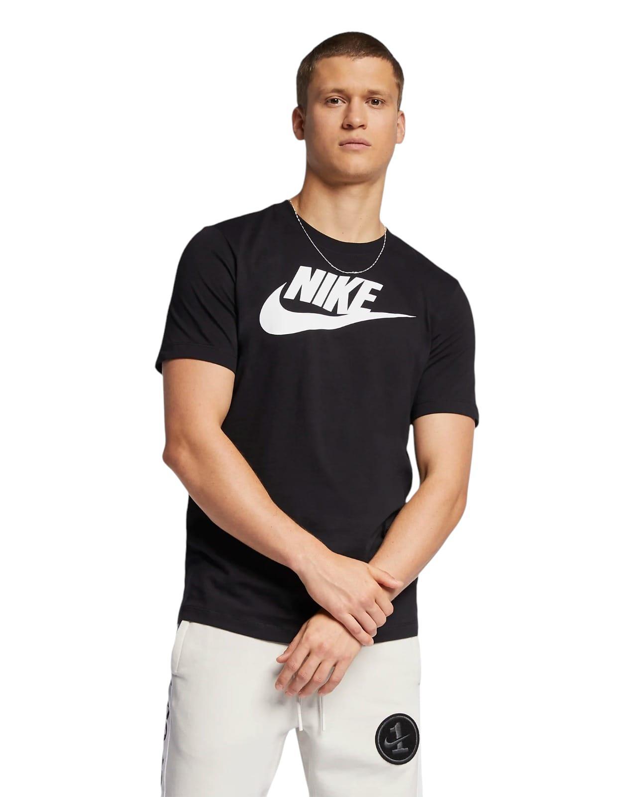 T-shirt Nike Sportswear da uomo nero