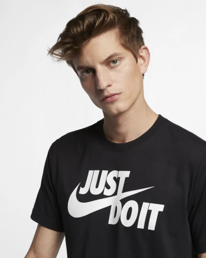 T-shirt Nike Just Do It uomo nero