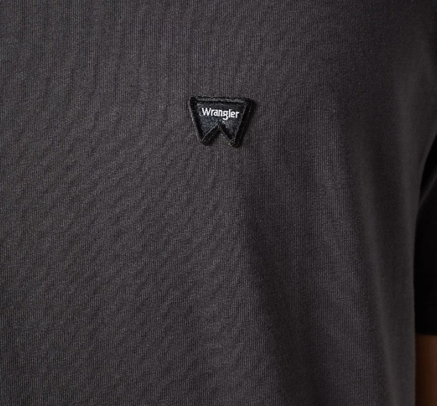 T-shirt basic Wrangler uomo antracite