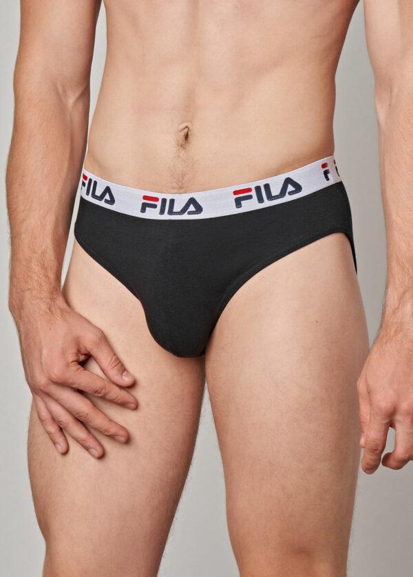 Coppia slip in cotone bielastico Fila da uomo