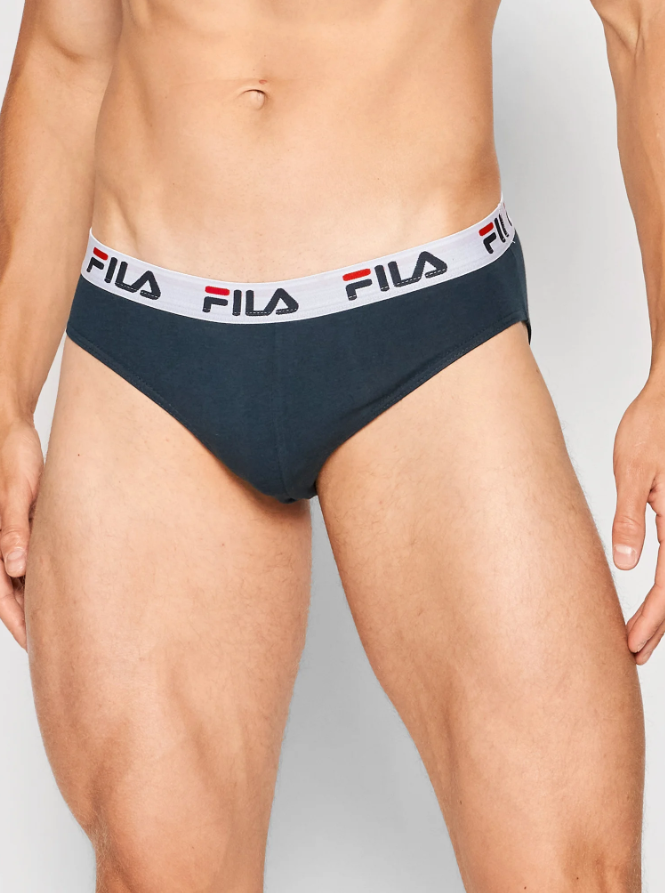 Coppia slip in cotone bielastico Fila da uomo