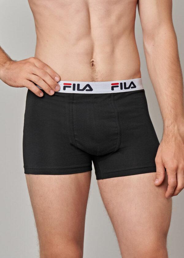 Confezione 4 boxer Fila cotone bielastico uomo