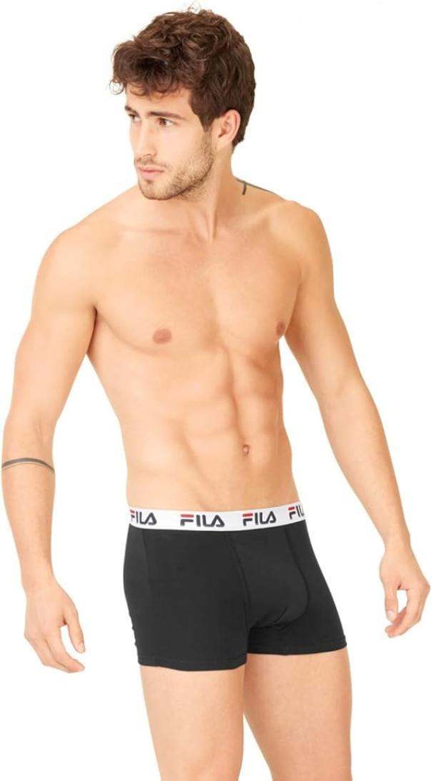 Coppia boxer uomo Fila cotone bielastico