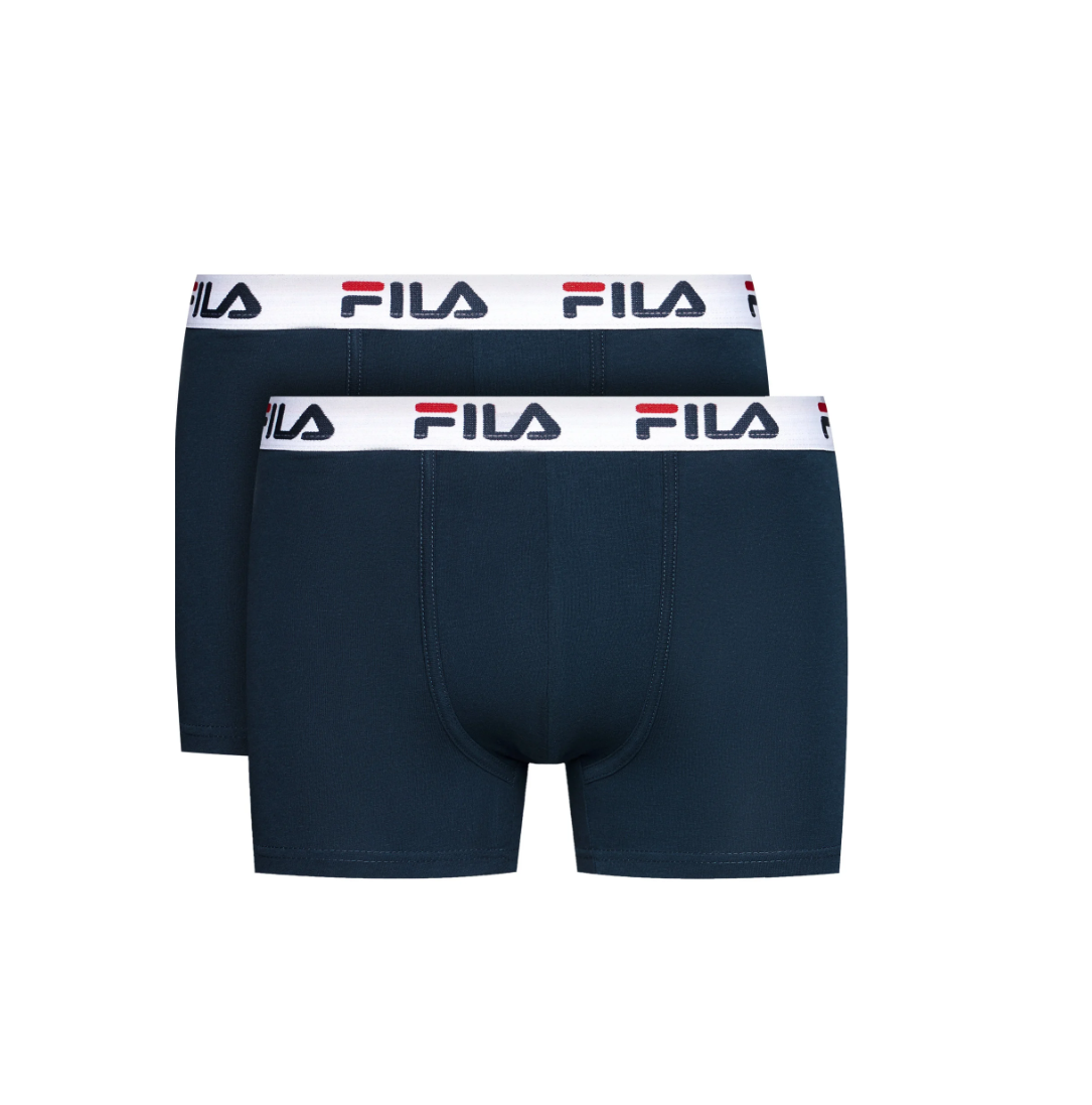 Coppia boxer uomo Fila cotone bielastico