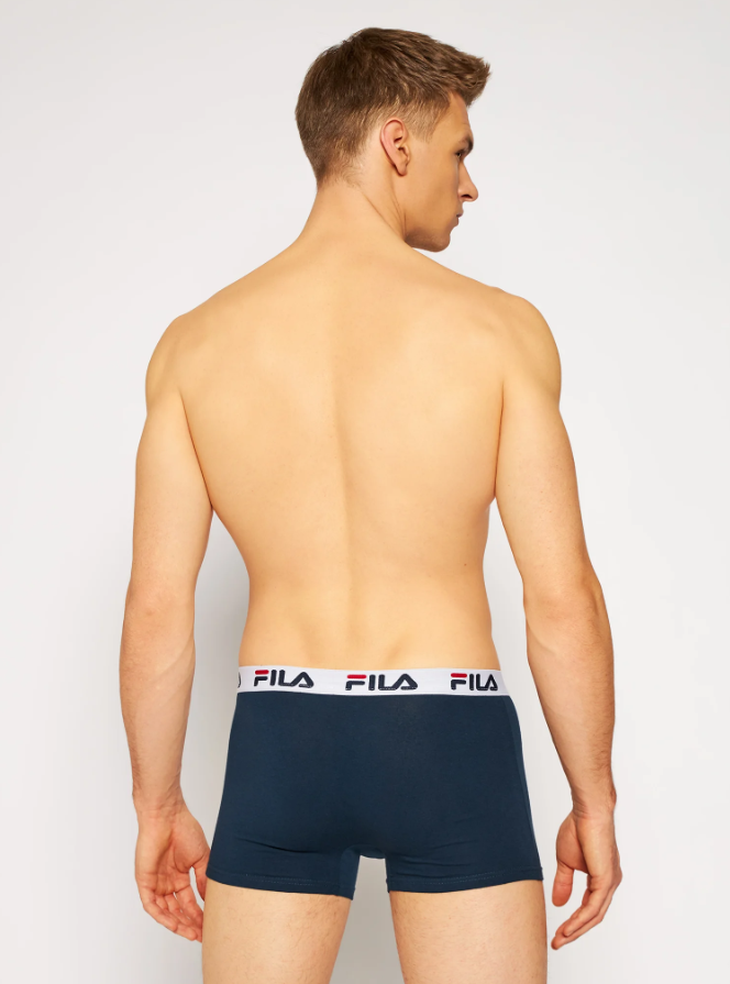 Coppia boxer uomo Fila cotone bielastico