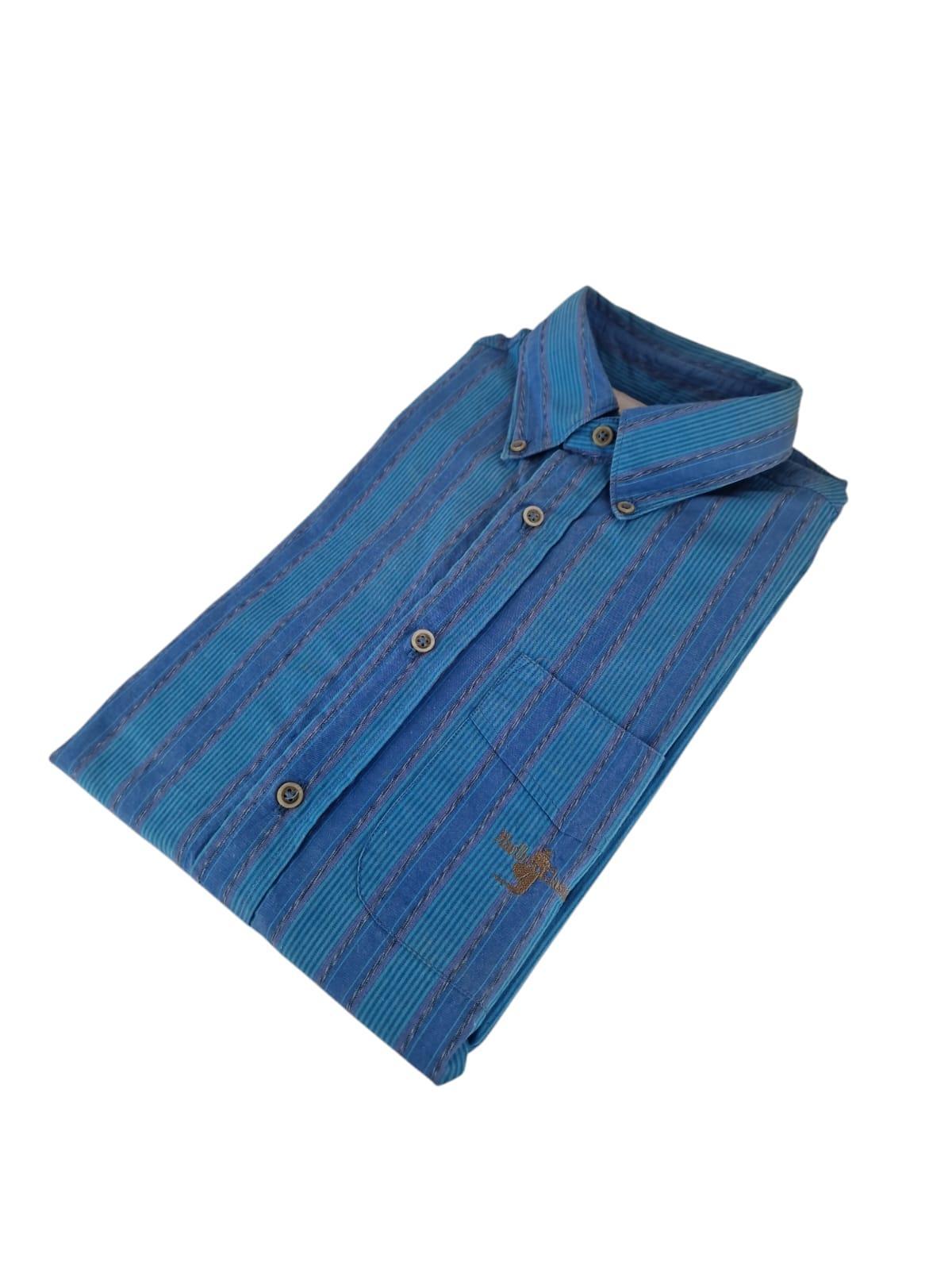 Camicia da uomo in cotone Malboro Classics 