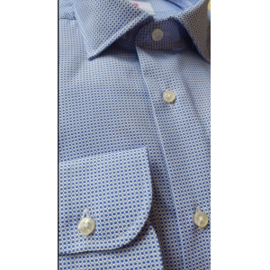 Camicia roma fantasia cerchi royal