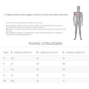 Piumino ultralight da adulto compatibile tifoso rossonero