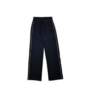 Pantalone tuta da donna gamba ampia  nero