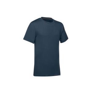 T-shirt basica sotto giacca jersey cotone blu