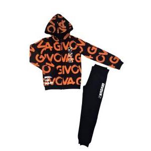 Tuta  full zip cotone felpato bambini ragazzi