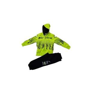 Tuta  full zip cotone felpato bambini ragazzi