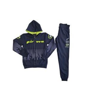 Tuta  full zip cotone felpato bambini ragazzi